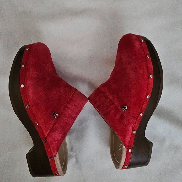 VIONIC Women's Kacie Orthotic Support Slip On Clog, Red Size USA-6 - Picture 12 of 13